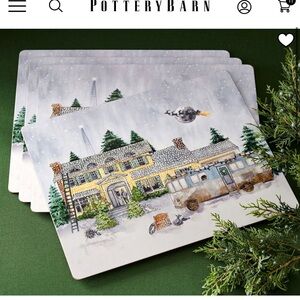 Pottery Barn National Lampoons Christmas Vacation Griswold Home Cork Placemats